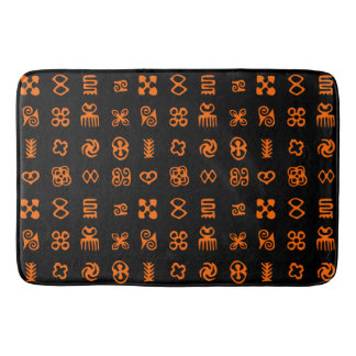 Adinkra African Symbols Bath Mat