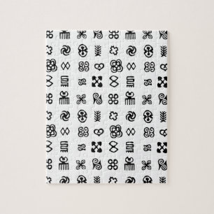 Adinkra African Symbols Jigsaw Puzzle