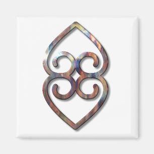 Adinkra-earth-copper Magnet