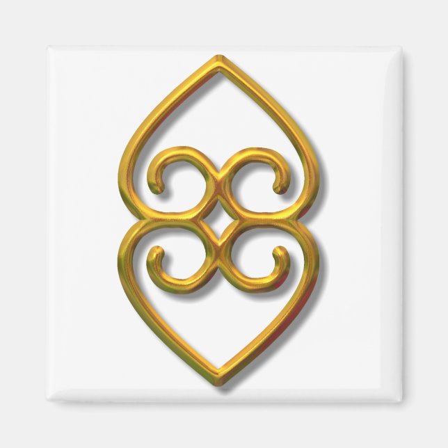 Adinkra-earth-gold Magnet (Front)