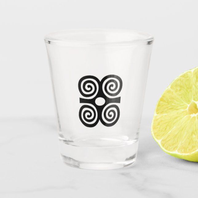 Adinkra Shot Glass (Front)