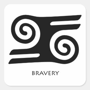 Adinkra Sticker – Kwatakye Atiko (Bravery & Valour
