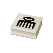 Adinkra Symbol (Beauty) Rubber Stamp