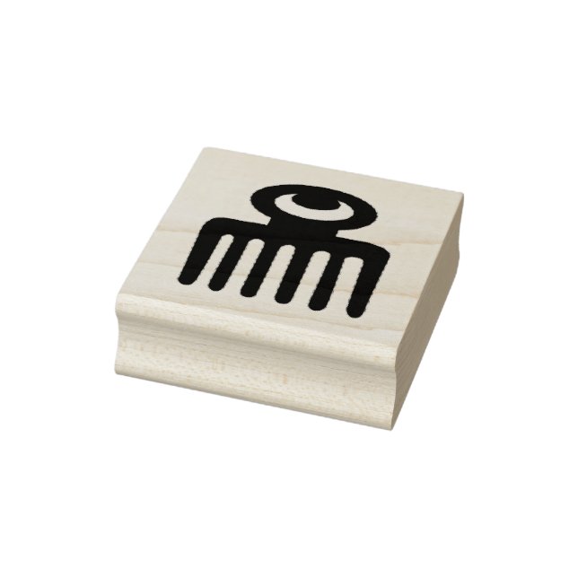 Adinkra Symbol (Beauty) Rubber Stamp (Stamp)