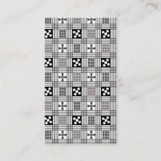 Adinkra West African textile Business Card
