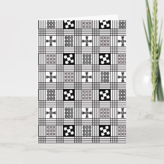 Adinkra West African textile Thank You Card