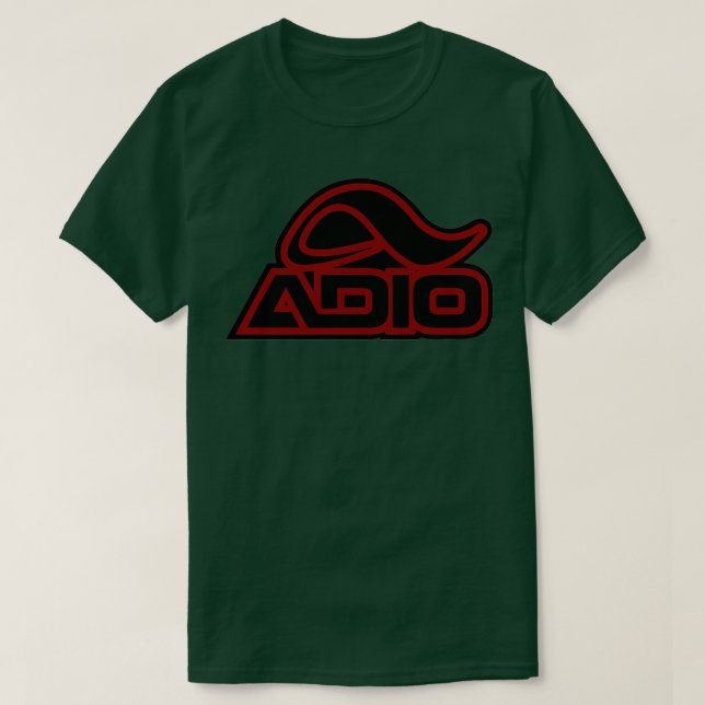 Adio Skateboarding Red T-Shirt (Design Front)