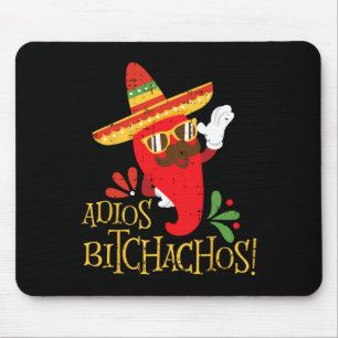 Adios Achos Cinco De Mayo Mexican Chilli Peppers  Mouse Pad