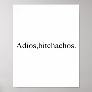 Adios Achos Funny Cinco De Mayo Party  Poster