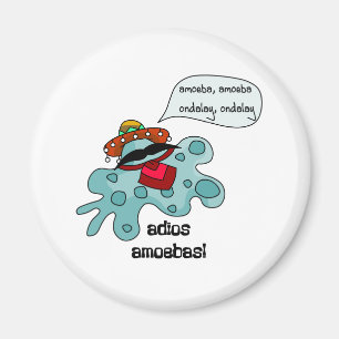 Adios Amoebas Magnet