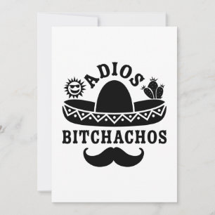 Adios Beaches Funny Quote Holiday Card