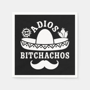 Adios Bitchachos Cinco De Mayo Napkin