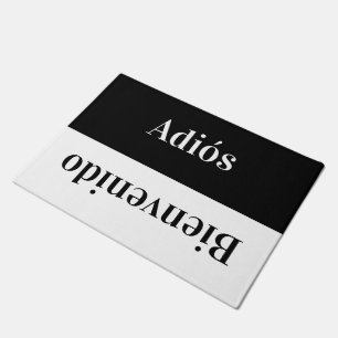 Adiós   - greetings in  Spanish Doormat