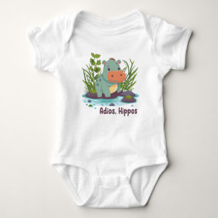 Adios, Hippos Baby Bodysuit