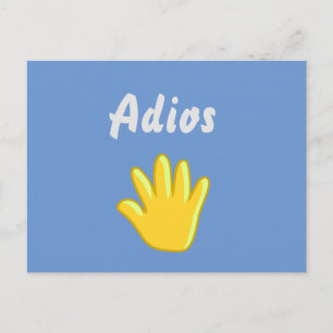 Adios                         postcard