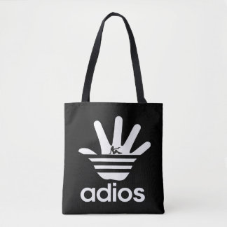 adios tote bag