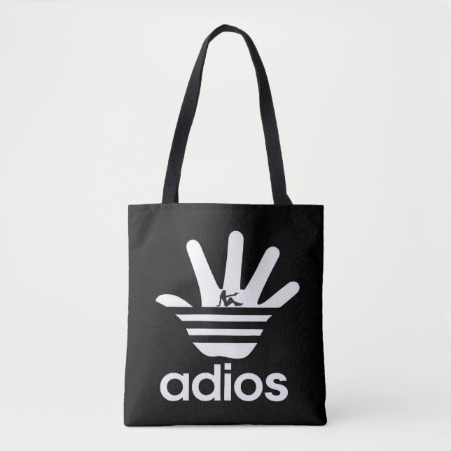 adios tote bag (Front)