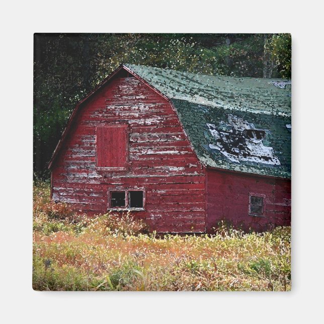 Adirondack barn magnet (Front)