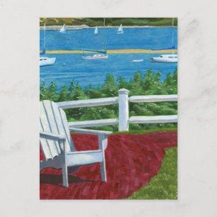 Adirondack Chair Painting Postcard