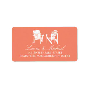 Adirondack Chairs Address Label