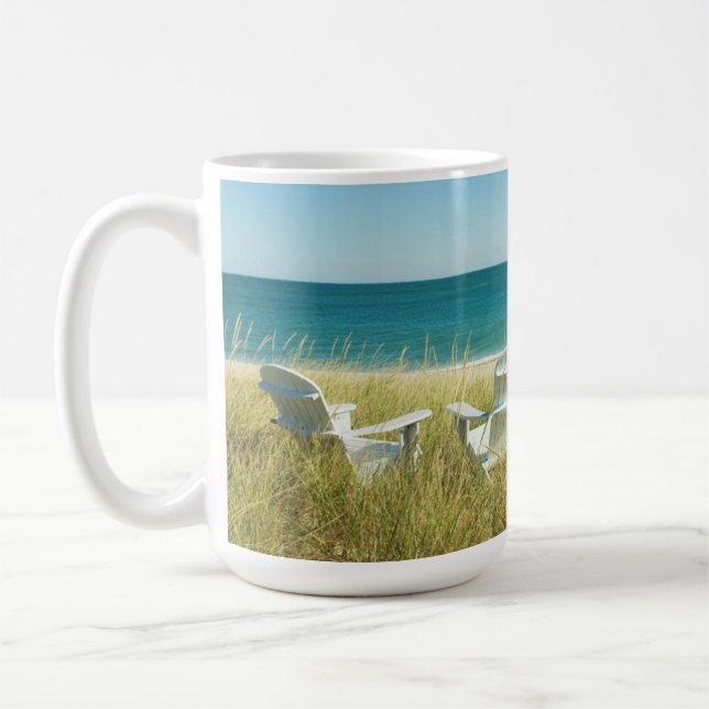 Adirondack Chairs in the Dunes Coffee Mug (Left)