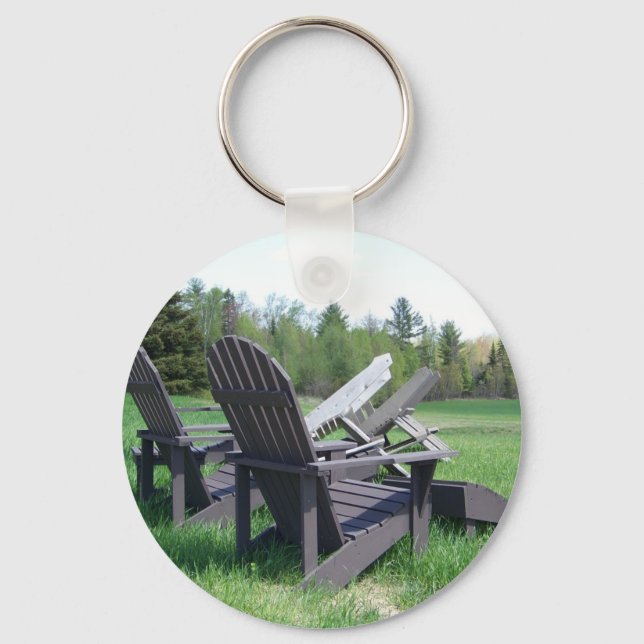 Adirondack Chairs Key Ring (Front)