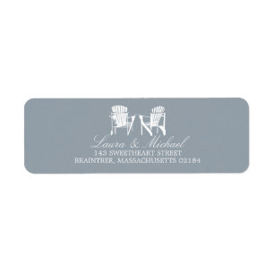 Adirondack Chairs Return Address Label