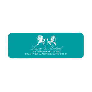 Adirondack Chairs Return Address Label