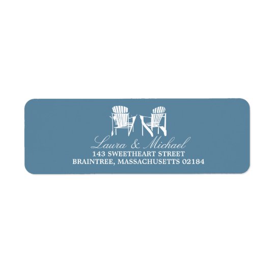 Adirondack Chairs | Return Address Return Address Label
