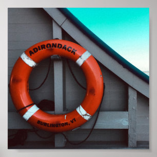 adirondack ferry lifesaver poster