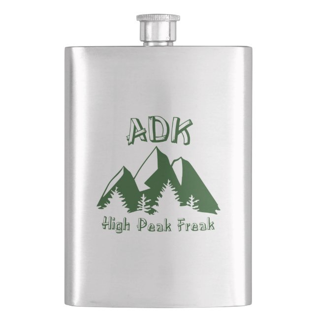Adirondack High Peak Freak Hip Flask (Front)