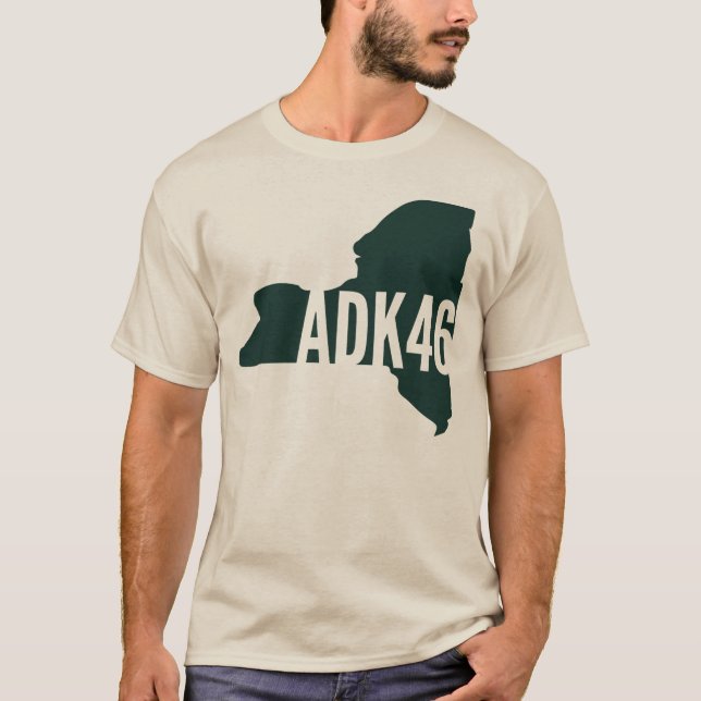 Adirondack High Peaks List Long Sleeve T-Shirt (Front)