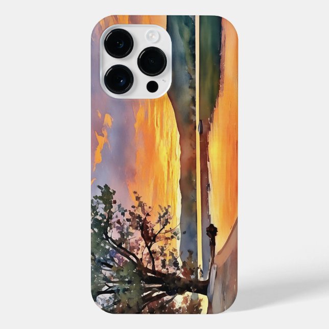 Adirondack Lake Sunrise Phone Case (Back)