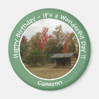 Adirondack Lean-to in Autumn Birthday Party Items