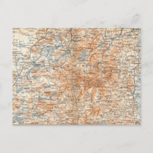 Adirondack Map Postcard