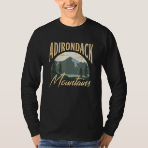 Adirondack Mountains Hiking Camping New York T-Shirt
