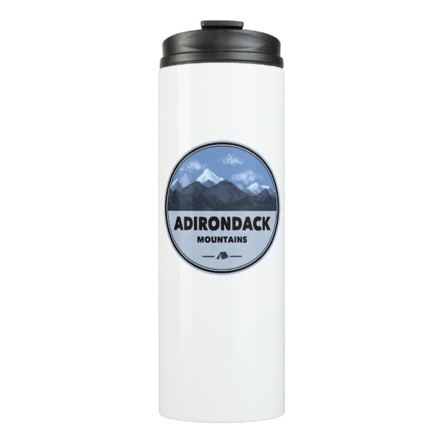 Adirondack Mountains New York Camping Thermal Tumbler (Front)