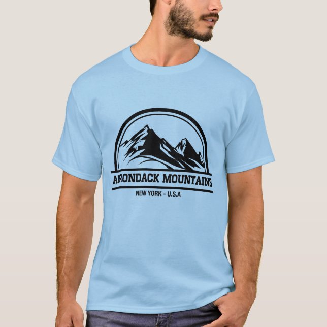 Adirondack Mountains New York T-Shirt (Front)
