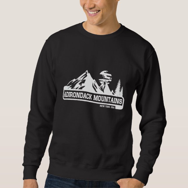 Adirondack Mountains New York USA Sweatshirt (Front)