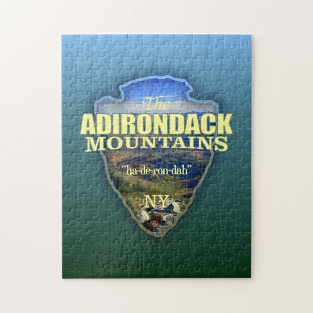 Adirondack Mtns (arrowhead) Jigsaw Puzzle (Vertical)