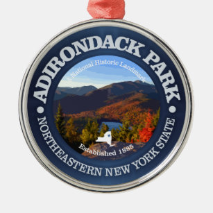 Adirondack Park Metal Ornament