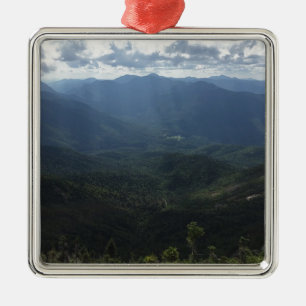 Adirondack Range from Giant Mountain Metal Tree Decoration