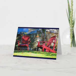 Adirondack Summer Card