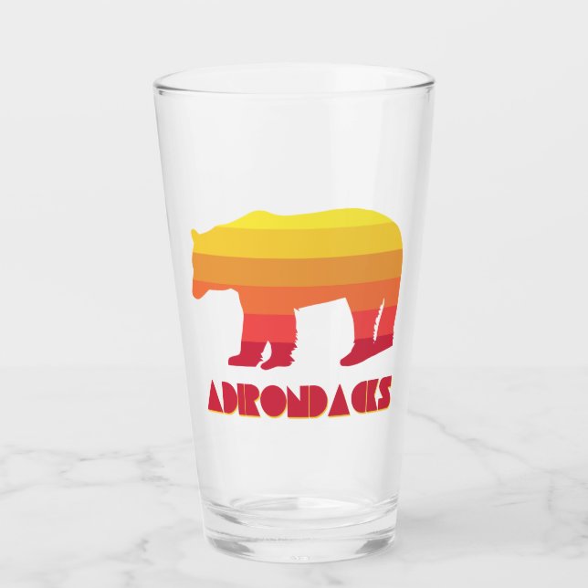 Adirondacks Bear Glass (Front)