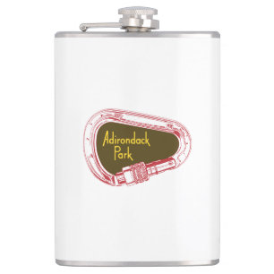 Adirondacks Climbing Carabiner Hip Flask