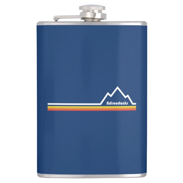 Adirondacks, New York Hip Flask (Front)