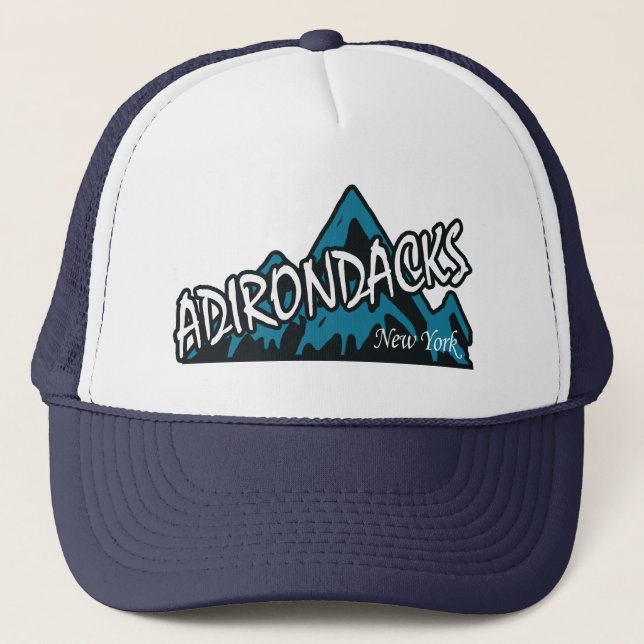 Adirondacks New York Mountains Trucker Hat (Front)