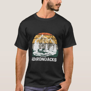 Adirondacks Outdoor Hiking Camg Mountain T-Shirt