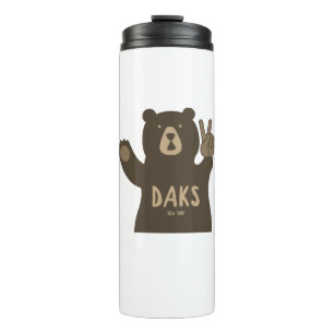 Adirondacks Peace Bear Thermal Tumbler