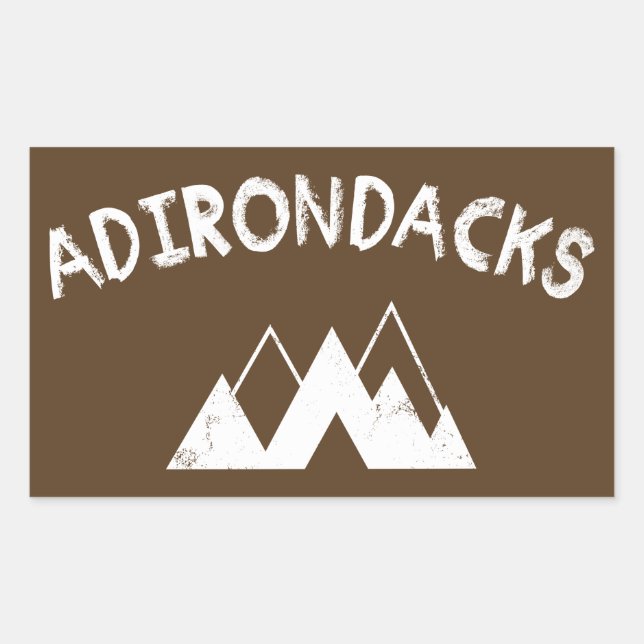 Adirondacks Rectangular Sticker (Front)
